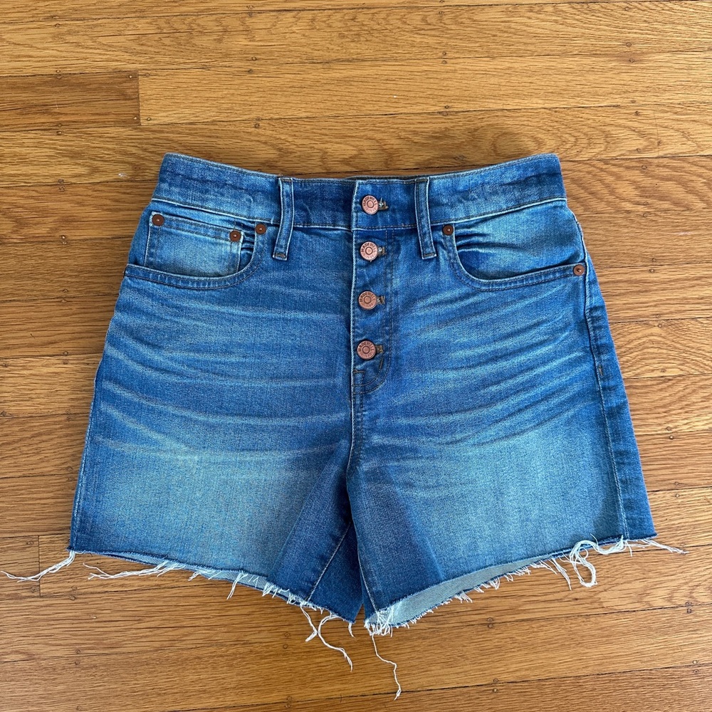 Madewell Women's Blue Denim Shorts